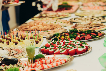 Catering Food Wedding Event Tableの写真素材