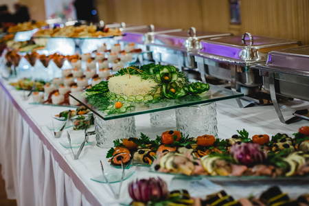 catering and food for wedding and eventsの写真素材