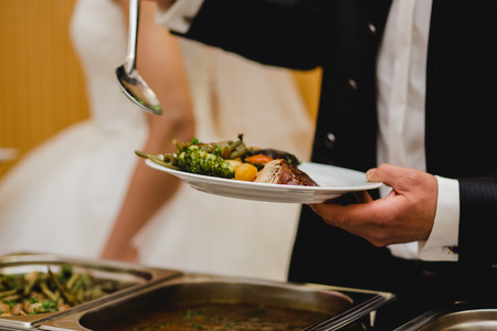 catering and food for wedding and eventsの写真素材