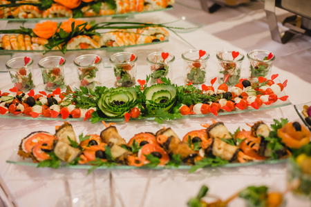 catering and food for wedding and eventsの写真素材