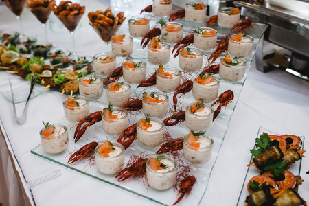 catering and food for wedding and eventsの写真素材