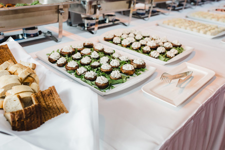 catering wedding buffet for eventsの写真素材
