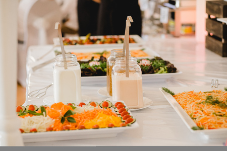 catering wedding buffet for eventsの写真素材