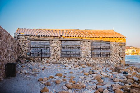 old door wood stone textureの写真素材