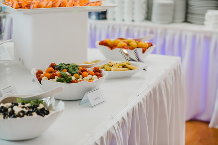 catering wedding buffet for eventsの写真素材