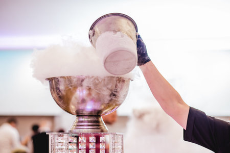 catering restaurant wedding buffet for eventsの写真素材