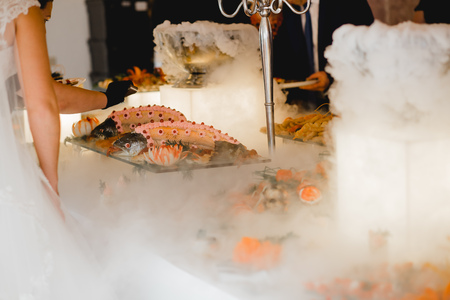 catering wedding buffet for events foodの写真素材