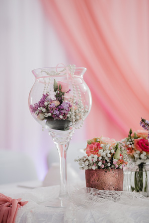 wedding flowers bride bouquet decorationの写真素材