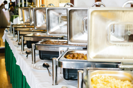 catering wedding buffet for eventsの写真素材