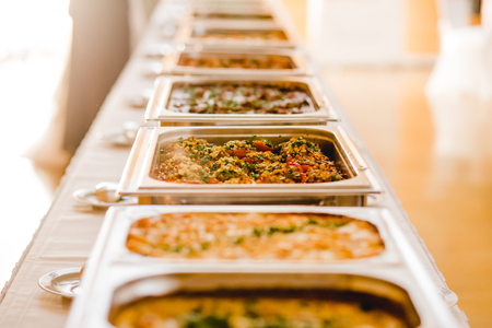 catering wedding buffet for eventsの写真素材