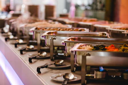 catering wedding buffet for eventsの写真素材