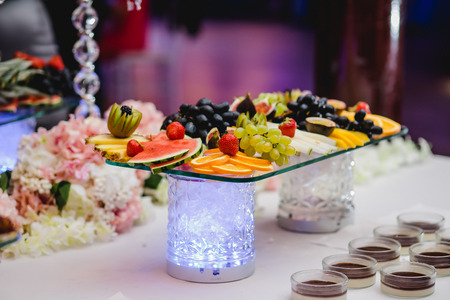 catering wedding buffet for eventsの写真素材