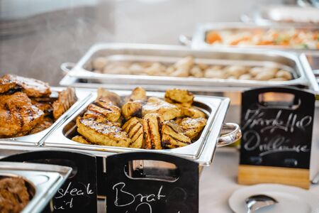 catering wedding buffet for eventsの写真素材