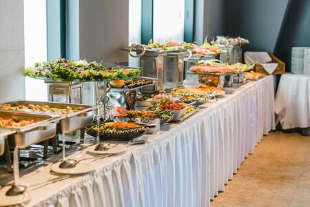 catering wedding buffet for eventsの写真素材