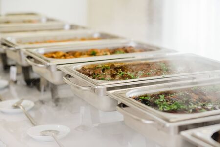 catering wedding buffet for eventsの写真素材
