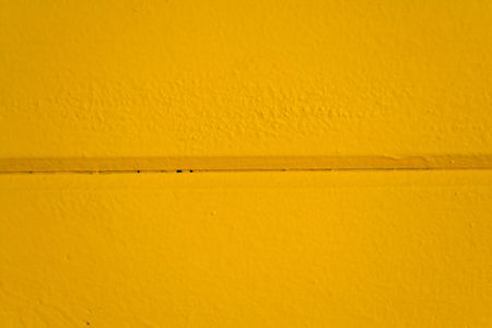 yellow wallの写真素材