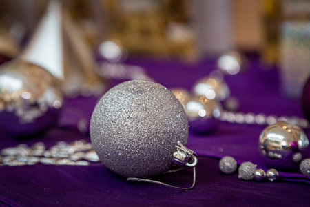 Pretty Christmas decorations with a shallow depth of field