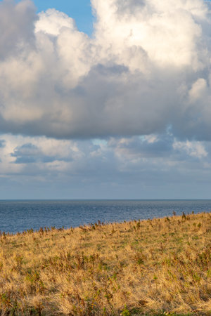Looking out to sea from near St Catherine's Lighthouse, on the Isle of Wight