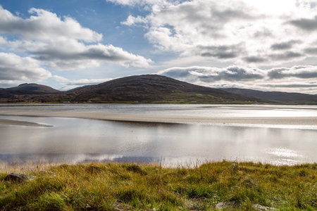 Looking across towards Seilebost, on the Hebridean Island of Harris