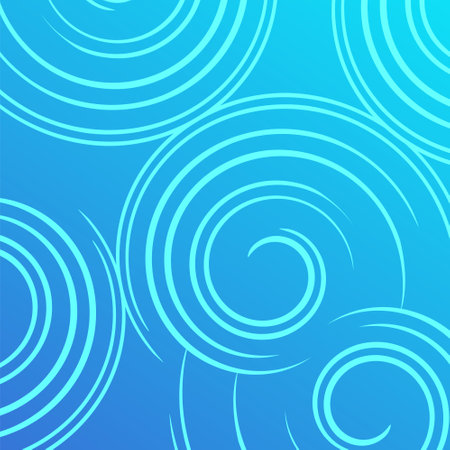 abstract blue fortex simple vector background design. well use for background or wallpaperのイラスト素材