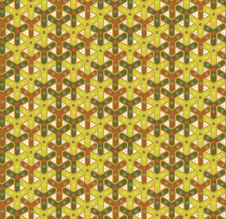 Abstract seamless geometric pattern background. Vector illustrationのイラスト素材