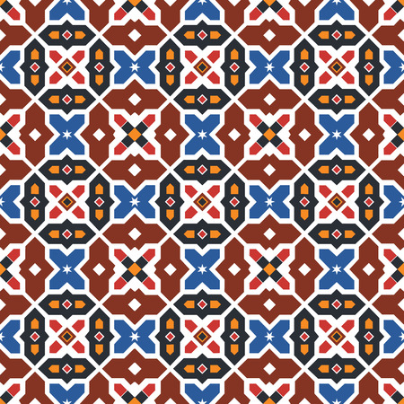 Abstract arabic islamic seamless geometric pattern. Vectorのイラスト素材