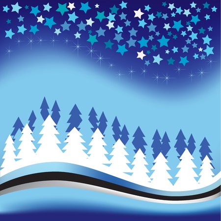 christmas white greeting with starsのイラスト素材