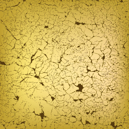Texture of cracked yellow backgroundのイラスト素材