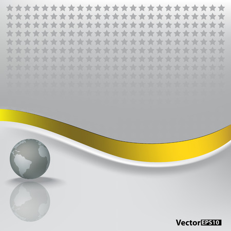 abstract background with grey globe on whiteのイラスト素材