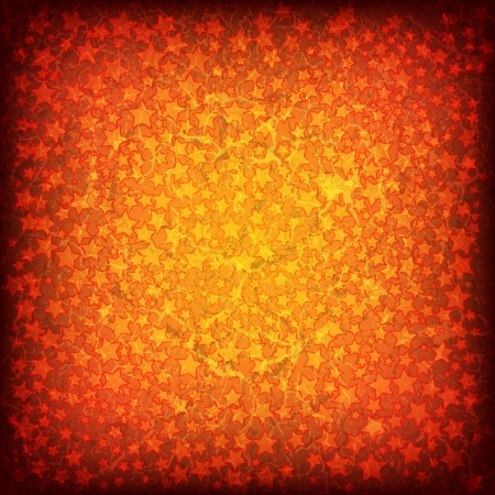 abstract christmas grunge background with red starsのイラスト素材