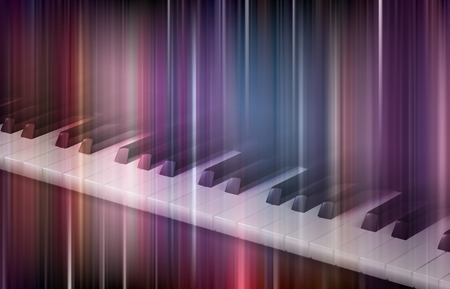 Abstract music background with piano keysのイラスト素材