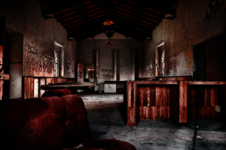 Abandoned houseの写真素材