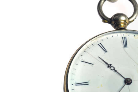 detail of a gold pocket watchの写真素材