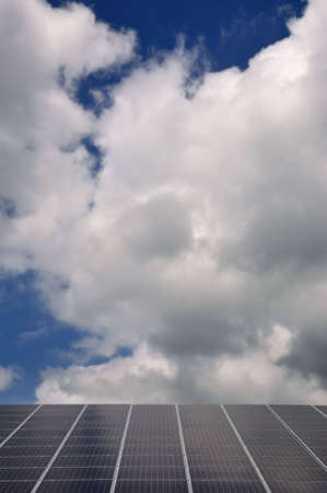 solar energy from the sunの写真素材