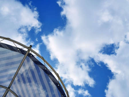 detail of a sun umbrellaの写真素材