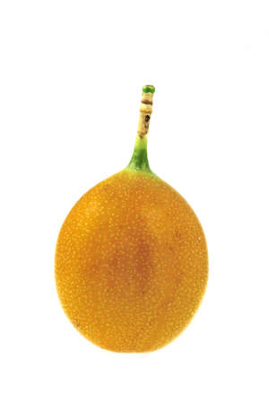 closeup from a fresh granadillaの写真素材