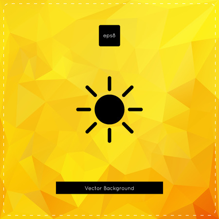 Abstract vector yellow polygonal background.のイラスト素材