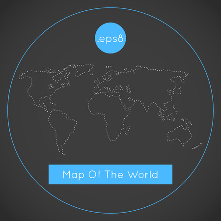 Mono blue background illustration of Earth.のイラスト素材