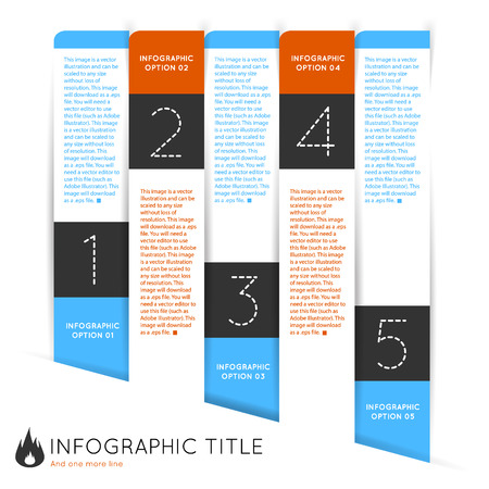 Vector illustration of abstract modern dark infographics options banner steps set with icons for games presentations, ui tablets, smart phones.のイラスト素材