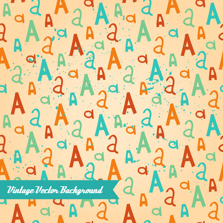 The vector hand draw background. Best for wedding cards, bedroom, bags. Letter A.のイラスト素材