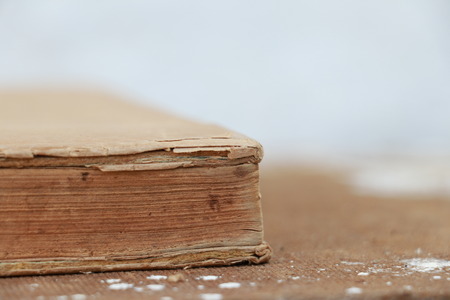 Old book closeupの写真素材