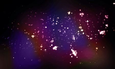 Dark nebula landscape from the space.の写真素材