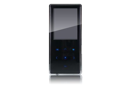 MP4 Digital music player isolated on white background.の写真素材