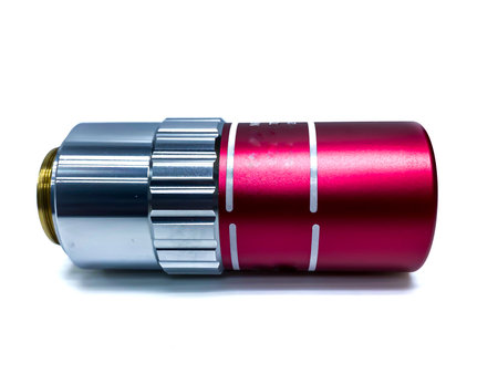 Stainless steel container isolated on white background. Close up.の写真素材