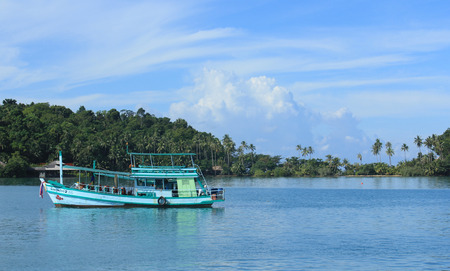 boat on sea in thailandのeditorial素材