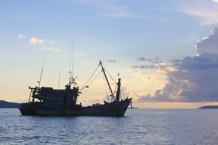 fishing boatのeditorial素材