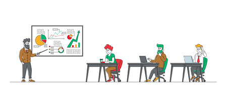 Financial Business Consulting or Board Meeting. Employees Discussing Company Strategy Get...