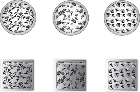 vector colored buttons.のイラスト素材