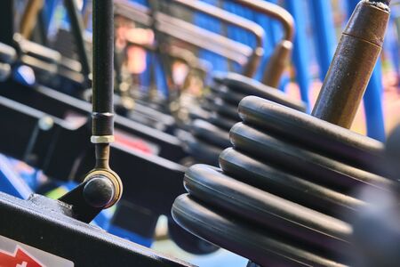 ma ro simulator with cargo. soft focus.の写真素材