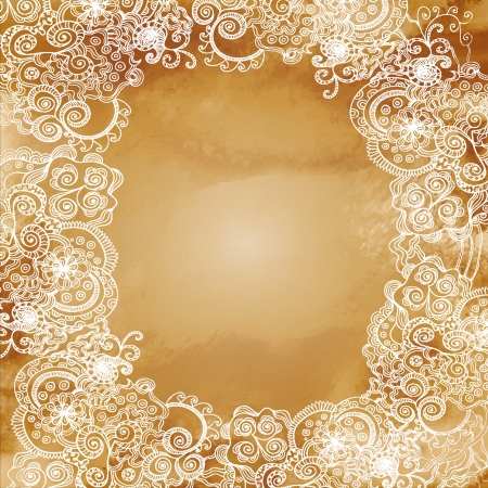 floral ornament backgroundのイラスト素材